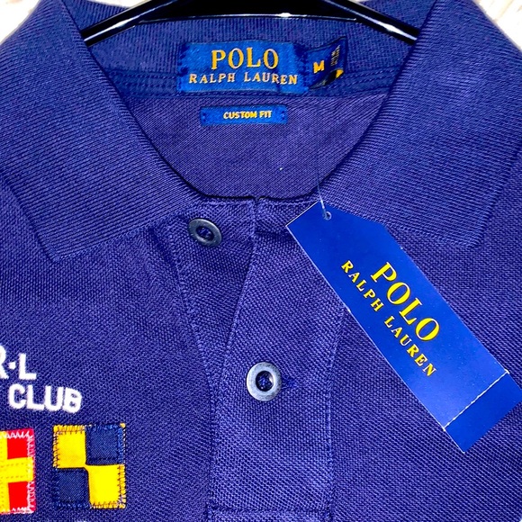Polo Ralph Lauren Other - Polo Ralph Lauren Collared Shirt, Men’s Medium, steel hardware, original tag 98$